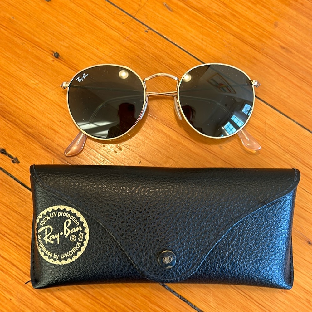 Ray ban round metal sunglasses